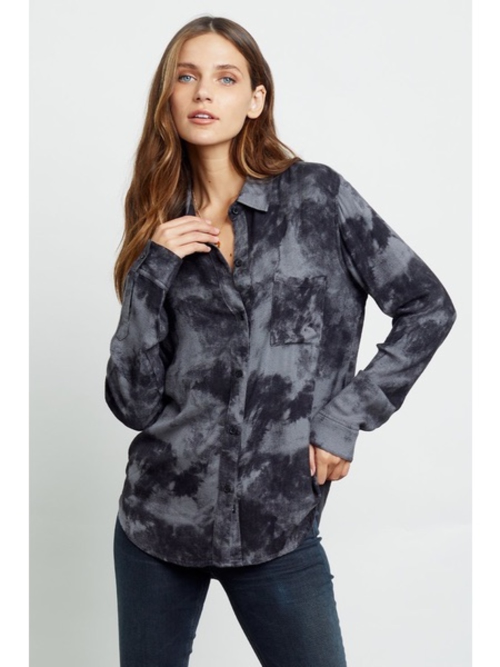 RAILS Tie-Dye Button-Up Shirt
